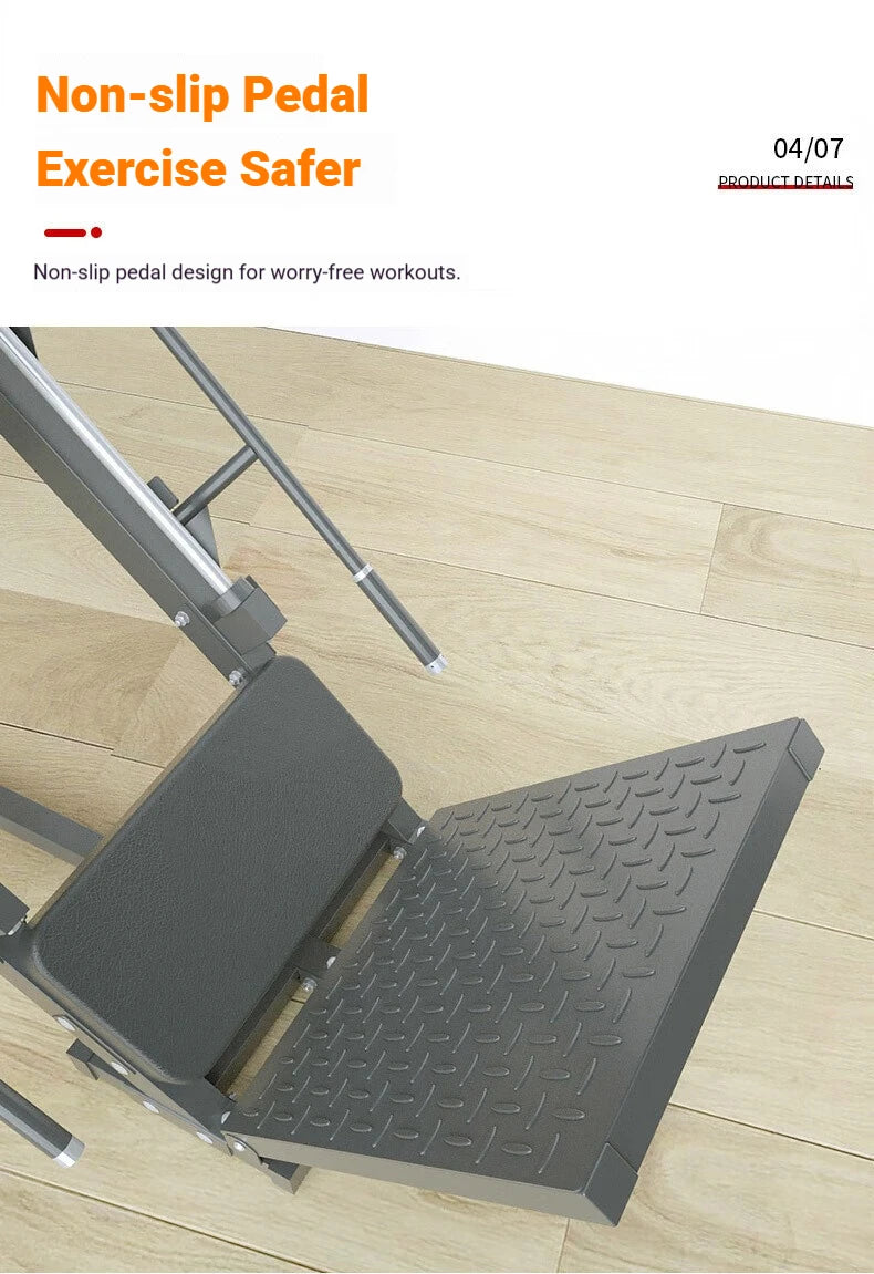 Leg Press Machine, Heavy Duty Weight Training Equipment, Adjustable Leg Exercise Machine for Home Gym