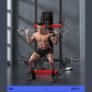 All-in-One Home Gym Power Tower with Weight Bench, Dip Bars & Pull Up Bar for Push-ups, Dips, Pull-ups, Leg Raises