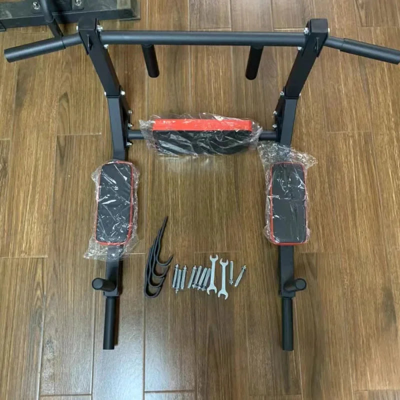 Multifunctional Dip Station with Push Up Bars - Home Gym Parallel Bars for Calisthenics, Pull-Ups, Dips, Core Training
