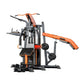 Heavy Duty 3 Station Functional Trainer Power Rack Cable Crossover Squat Rack Gym Machine