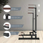 Adjustable Arm Workout Double Bar Home Gym Upper Body Strength Training Fitness Equipment