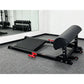 Home Gym Hip Thrust Trainer, Portable Glute Ham Developer with Footplate, Space-Saving Booty Builder Machine for Butt & Leg Work