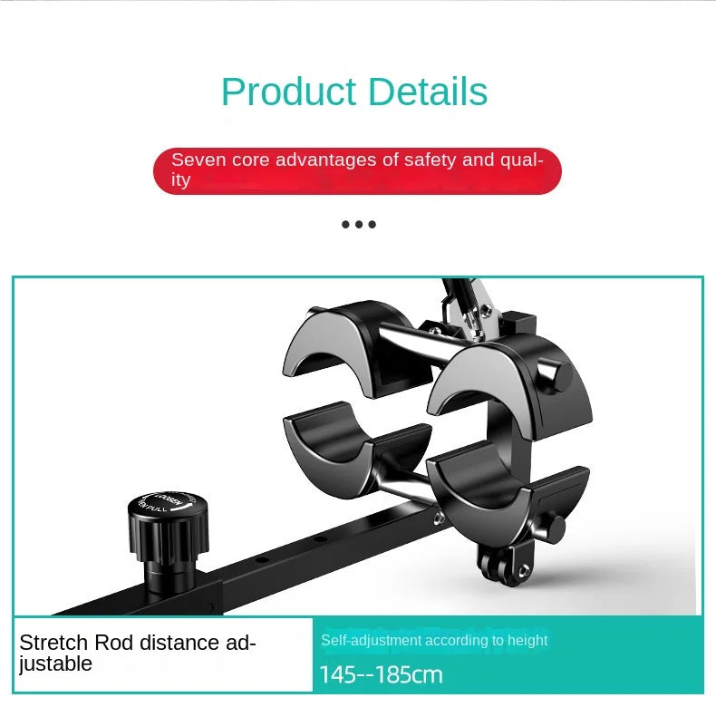 Multifunctional Portable Cervical Lumbar Traction Bed Home Spine Back Stretch Relief Therapy Fitness Equipment