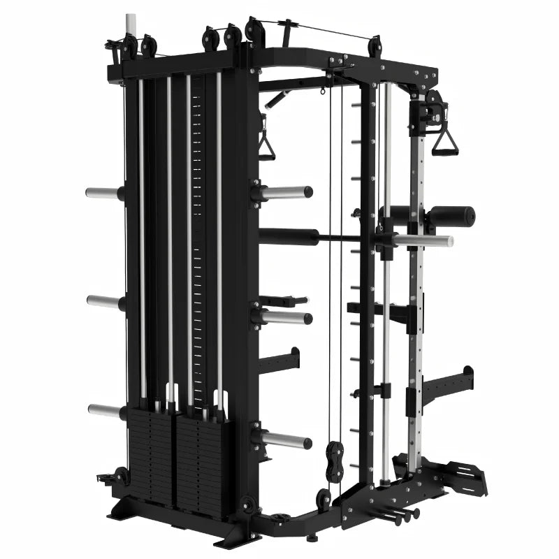 Multifunctional Smith Machine Cable Crossover Trainer Commercial All-in-One Gym Equipment Full Body Strength Training Fitness Ma