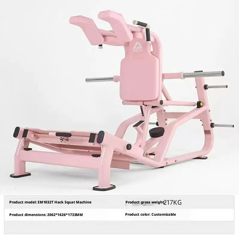 Women Body Shaping Gym Equipment Combo | Hack Squat, Hip Thrust, Leg Abductor Adductor, Lat Pulldown Trainer
