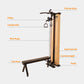 Wall Mounted Cable Pulley Machine with Pull Up Bar, Lat Pulldown Bench, Home Gym Strength Training Equipment