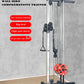 Wall Mounted Cable Pulley Machine Home Gym Lat Pulldown Low Row Arm Strength Training System