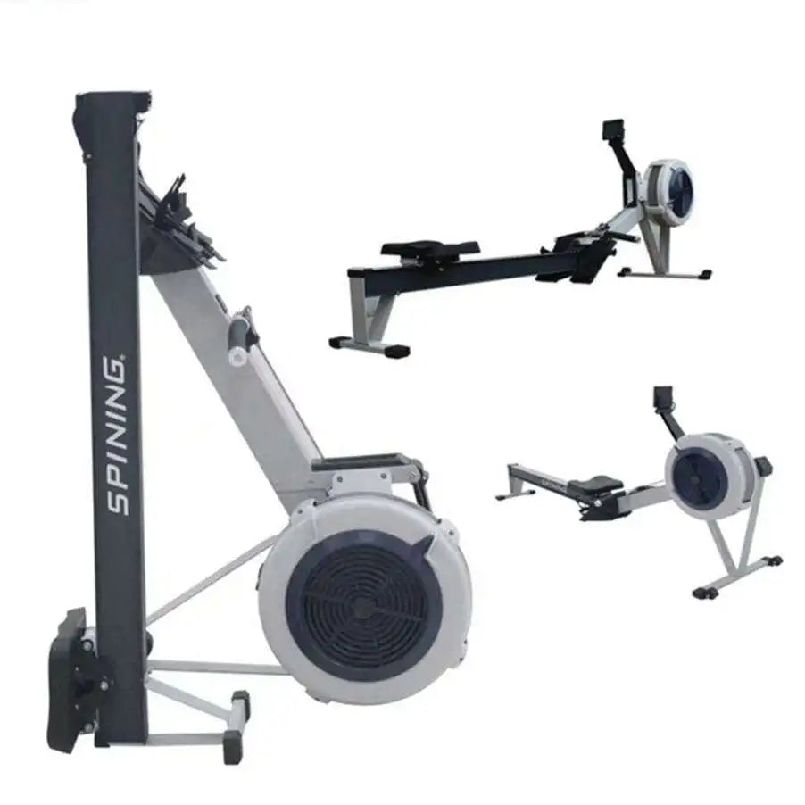 Commercial Foldable Air Rower Machine for Home Gym Full Body Cardio Fitness Equipment