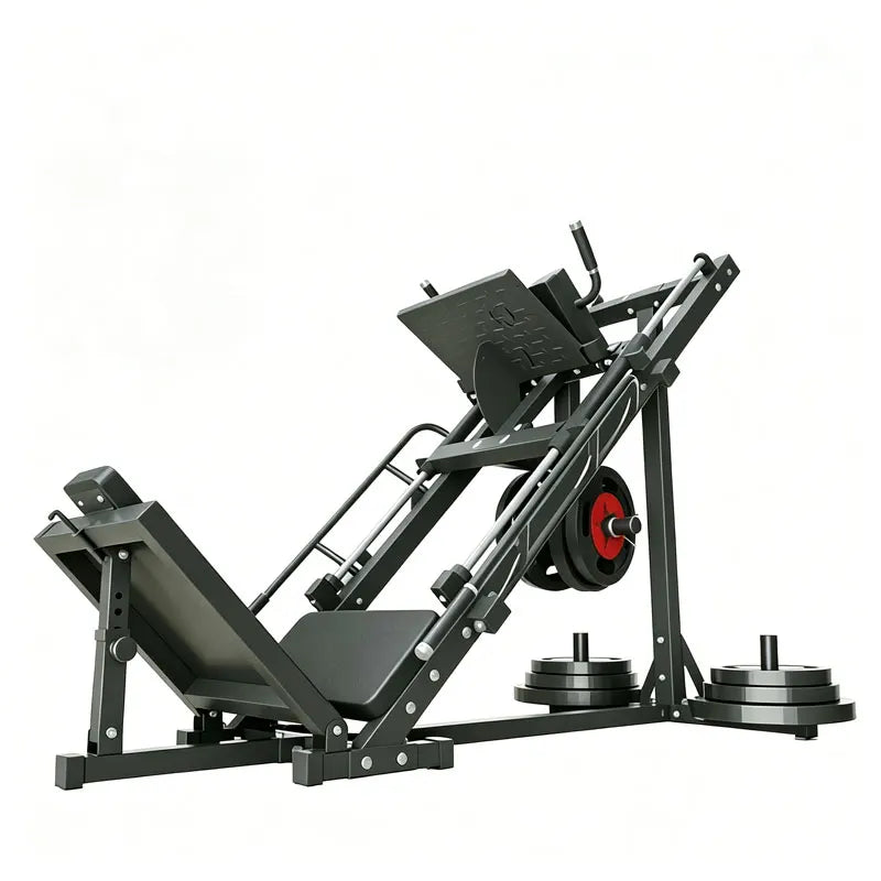 Leg Press Machine, Heavy Duty Weight Training Equipment, Adjustable Leg Exercise Machine for Home Gym