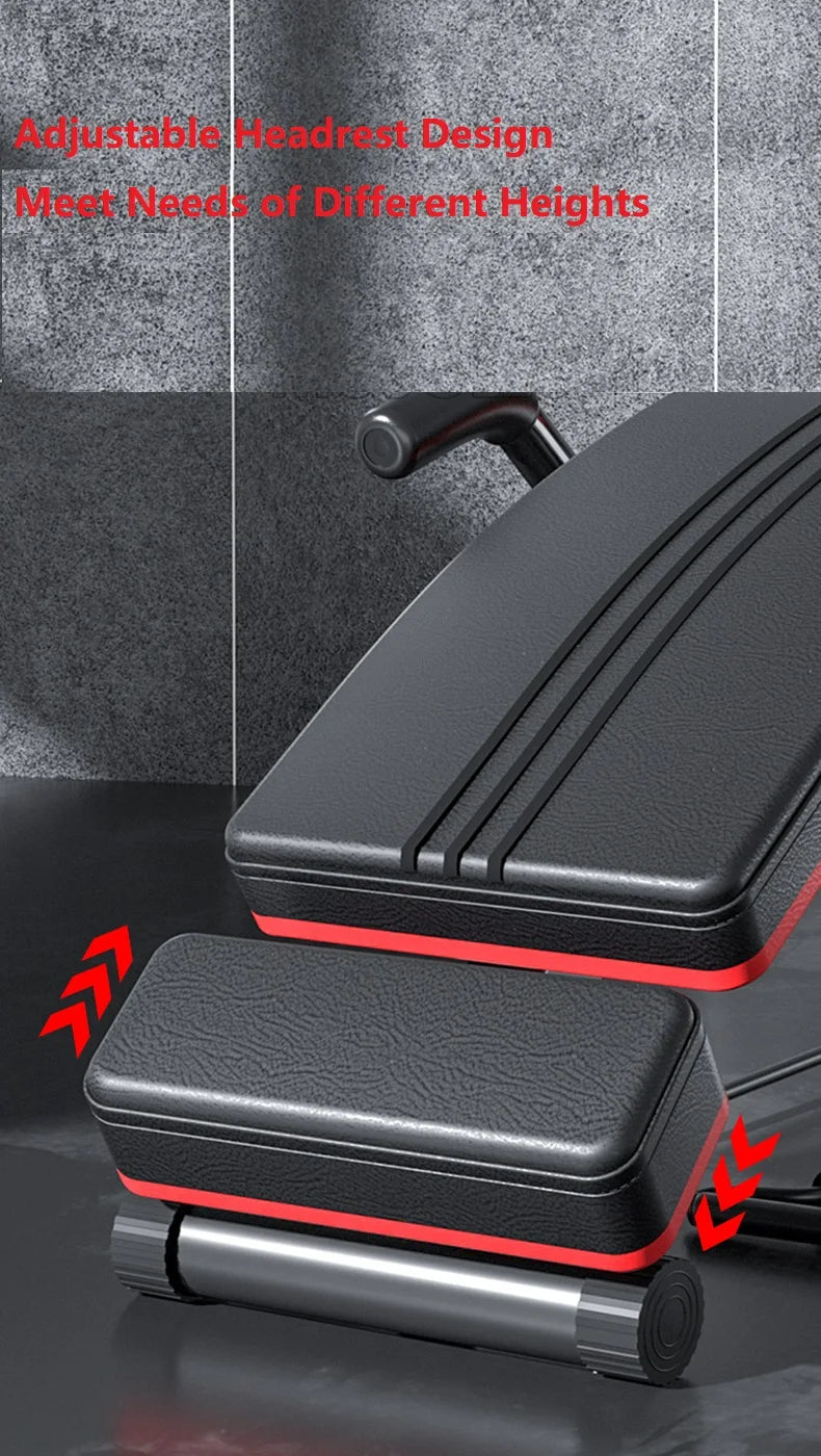 Abdominal Training Sit Up Bench Home Fitness Equipment Adjustable Abdominal Muscle Board Body Workout Machine for Men Core Exerc