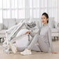 Home Use Elliptical Machine with LCD Monitor, Compact Magnetic Cross Trainer for Cardio Fitness Training