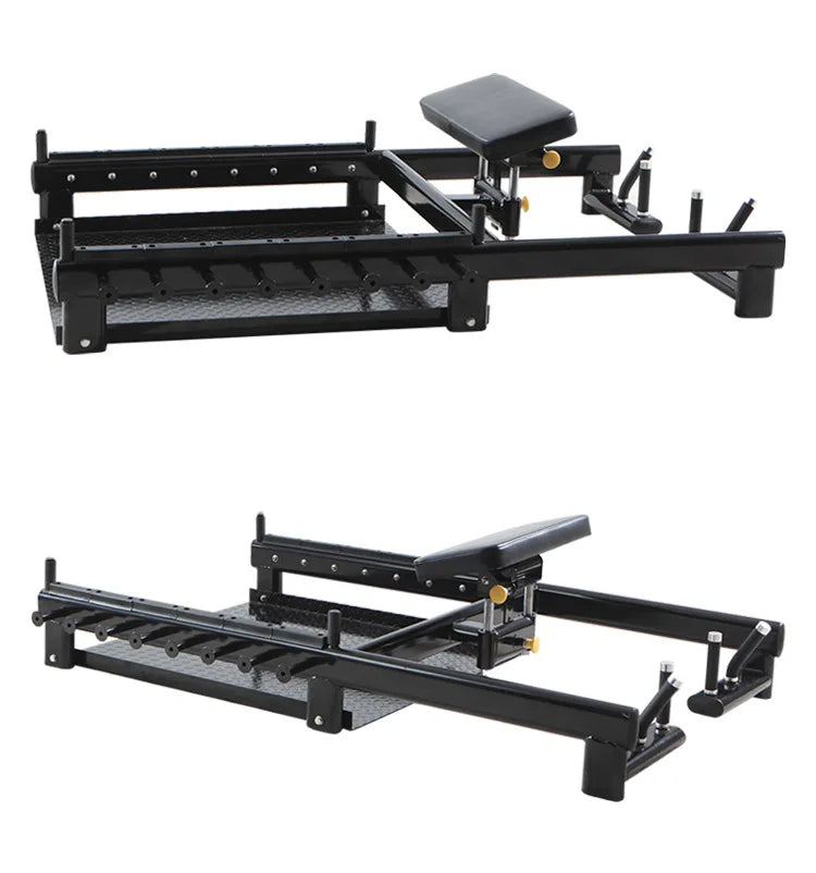 Belt Squat Machine with Platform, Heavy Duty Belt Squat Rack for Lower Body Strength Training Home Gym