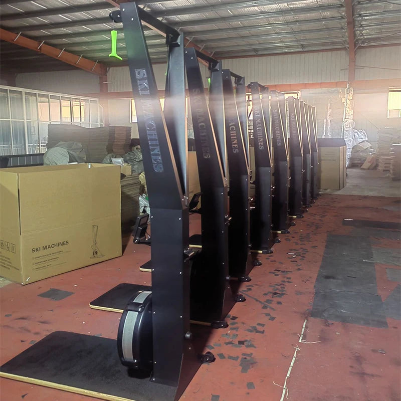 Air Drag Ski Simulator Machine Indoor Ski Trainer Gym Fitness Equipment Ski Exercise Training Machine For Home Workout