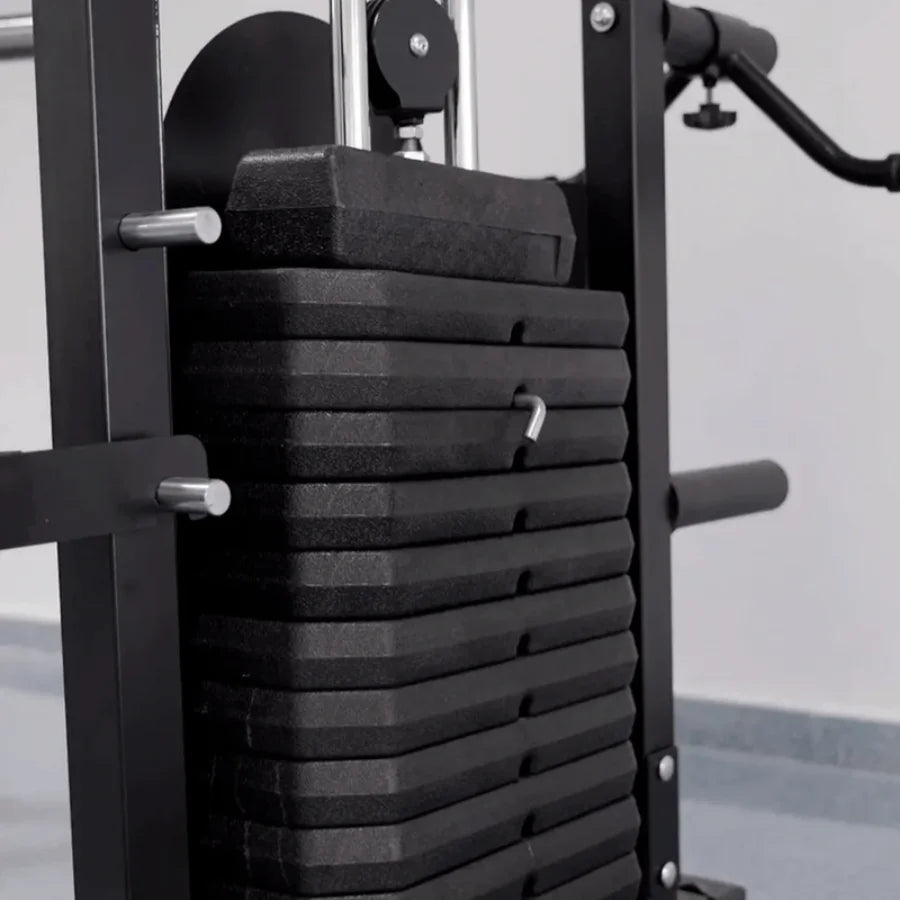 Multi-Function Smith Machine Home Gym Smith Rack Cable Crossover Fly Station Squat Bench Press Weight Lifting Fitness Equipment