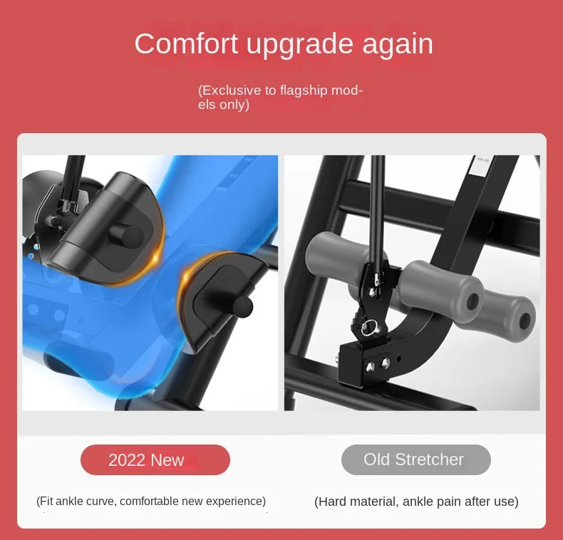 Multifunctional Portable Cervical Lumbar Traction Bed Home Spine Back Stretch Relief Therapy Fitness Equipment