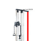 Wall Mounted Cable Pulley Machine Home Gym Lat Pulldown Low Row Arm Strength Training System