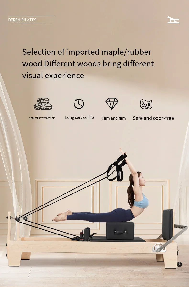 Pilates Reformer Machine Yoga body Sculpting Training Equipment Ladder Barrel Cadillac Reformers