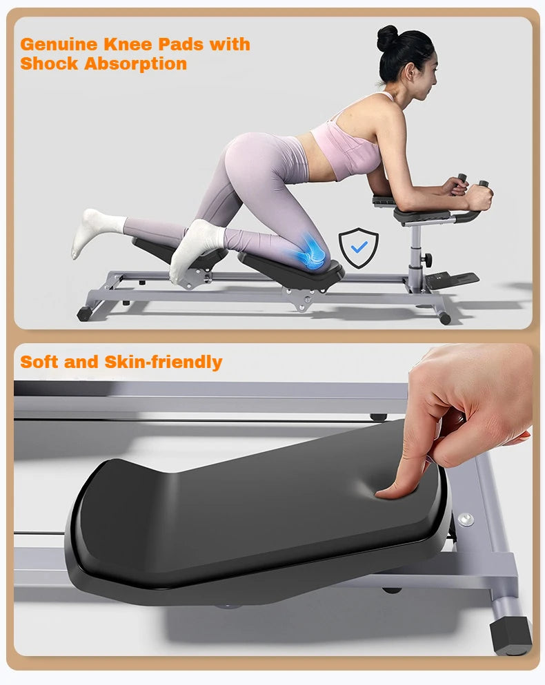 Home Fitness Crawler Exercise Machine Core Trainer Abdominal Workout Equipment Full Body Cardio Glider for Weight Loss