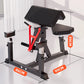3 in 1 Preacher Curl Machine Bicep Tricep Workout Station Barbell Dumbbell Training Equipment Home Gym Strength Fitness Machine