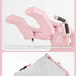 Pink Commercial Hack Squat Machine Plate Loaded 2-in-1 Leg Press Gym Equipment for Home & Studio Leg Strength Training