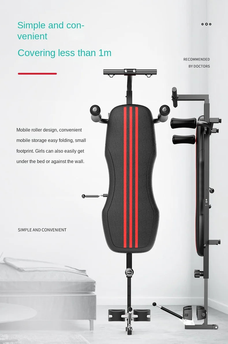 Multifunctional Portable Cervical Lumbar Traction Bed Home Spine Back Stretch Relief Therapy Fitness Equipment