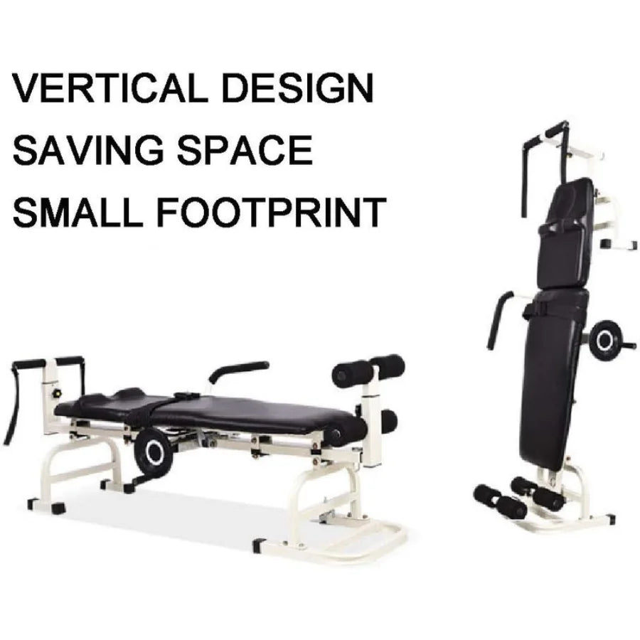 Medical Multifunctional Portable Cervical Lumbar Traction Bed Spine Back Stretch Therapy Massage Bed Home Use
