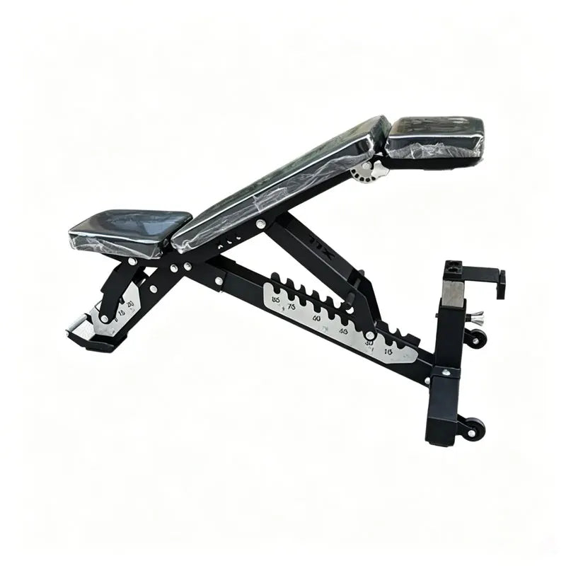 Adjustable Weight Bench with Multiple Angles, Heavy Duty Incline Decline Workout Bench for Strength Training