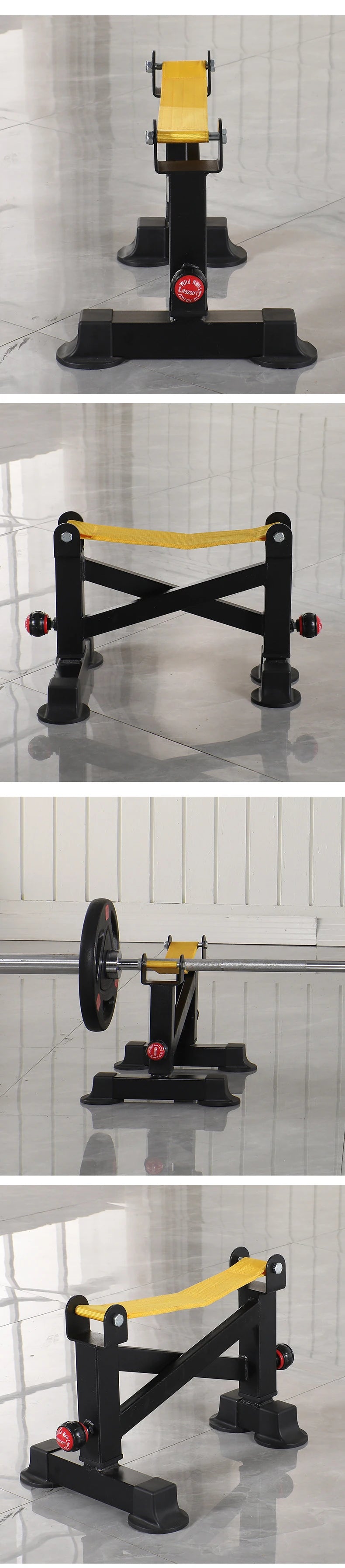 Adjustable Deadlift Block Platform 5-Level Weightlifting Pull Blocks Deadlift Support Stand for Home Gym Strength Training