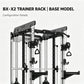 Pin Loaded Smith Machine Multi Function Squat Rack Commercial Home Gym Strength Training Equipment with Cable System & Pec Fly