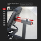 Leg Extension & Curl Machine, Plate Loaded 2-in-1 Leg Exercise Machine, Home Gym Quad & Hamstring Workout Equipment