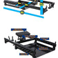 Belt Squat Machine with Platform, Heavy Duty Belt Squat Rack for Lower Body Strength Training Home Gym