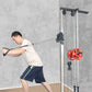 Wall Mounted Cable Pulley Machine Home Gym Lat Pulldown Low Row Arm Strength Training System