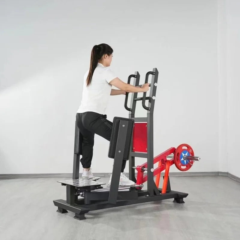 Hip Thrust Machine, Heavy Duty Glute Trainer with Weight Plate Loading, for Home Gym & Commercial Studio