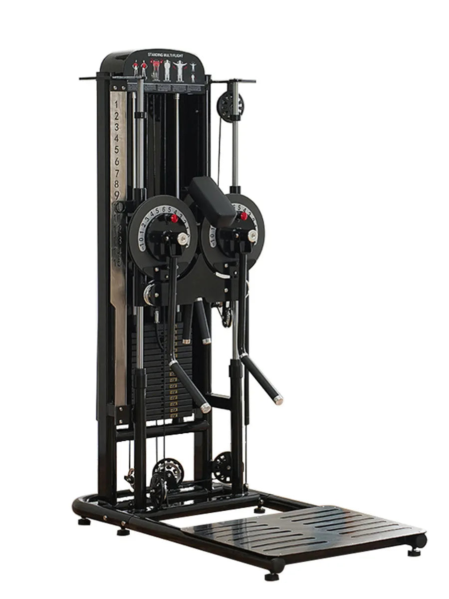 Commercial Multi-Hip Machine Gym Equipment Adjustable Weight Stack Strength Training Machine for Glutes Legs Hips Workout