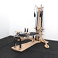 Wooden Pilates Reformer with Tower Gym Equipment for Yoga Studio Home Core Training Fitness Machine