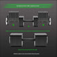Home fitness equipment with adjustable and detachable quadrilateral dumbbell plates, made of pure steel.