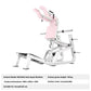 Women Body Shaping Gym Equipment Combo | Hack Squat, Hip Thrust, Leg Abductor Adductor, Lat Pulldown Trainer