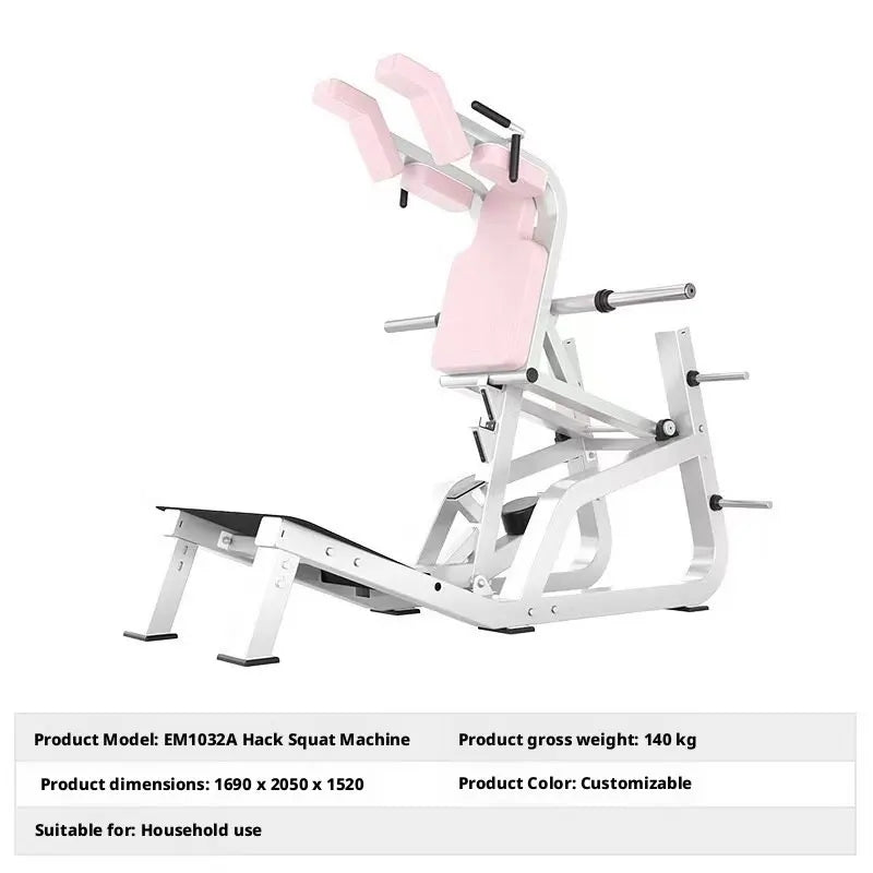 Women Body Shaping Gym Equipment Combo | Hack Squat, Hip Thrust, Leg Abductor Adductor, Lat Pulldown Trainer