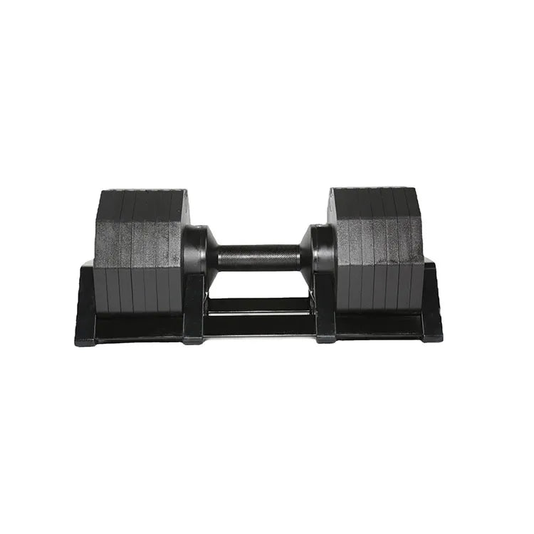 Adjustable Fast Adjust Dumbbell 30-35kg with Storage Rack Compact Full Body Home Strength Training Equipment