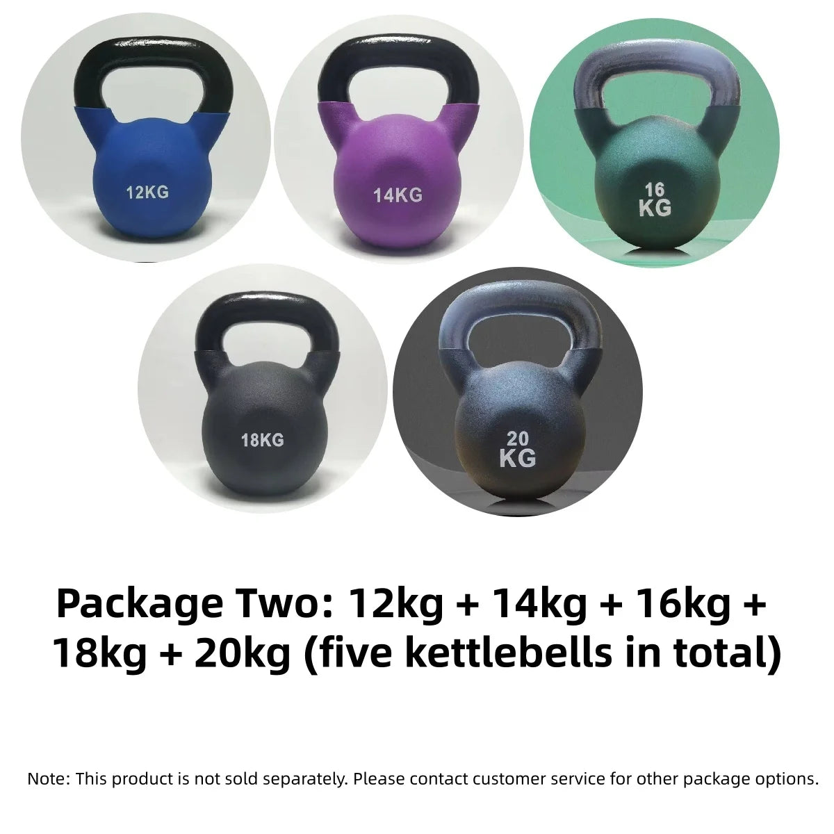 Adjustable Neoprene Kettlebell Competition Grade Coated Gym Home Fitness Weight Lifting Strength Training Equipment Men Women