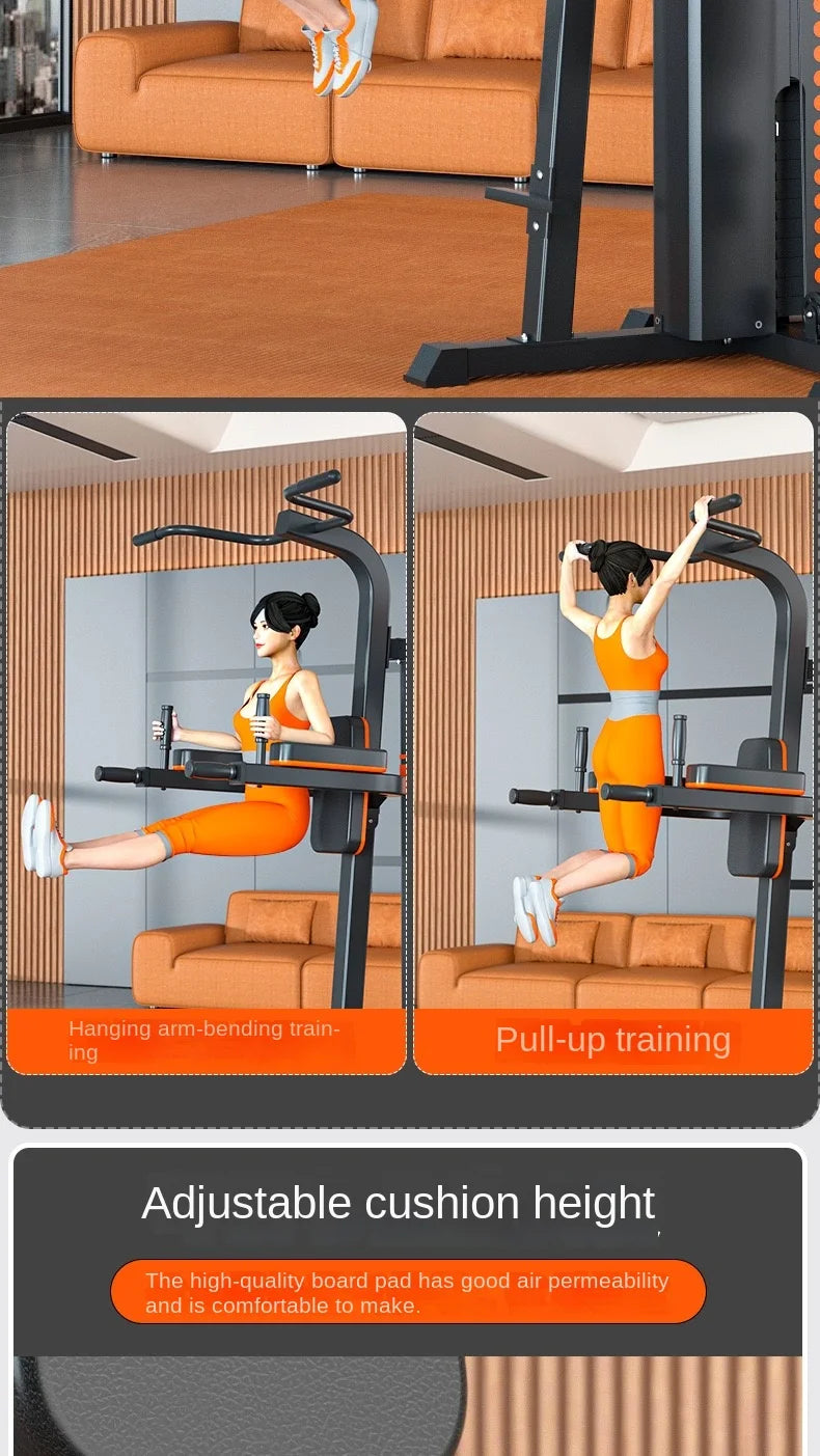Multi-Function Home Gym Station All-in-One Strength Training Equipment with Punching Bag for Full Body Workout
