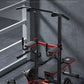 All-in-One Home Gym Power Tower with Weight Bench, Dip Bars & Pull Up Bar for Push-ups, Dips, Pull-ups, Leg Raises