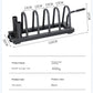 Weight Plate Storage Rack, Commercial Grade Horizontal Plate Organizer with Transport Wheels for Home & Commercial Gy