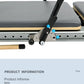 Professional Pilates Reformer Machine Aluminum Alloy Full Track Core Bed for Yoga Studio Gym