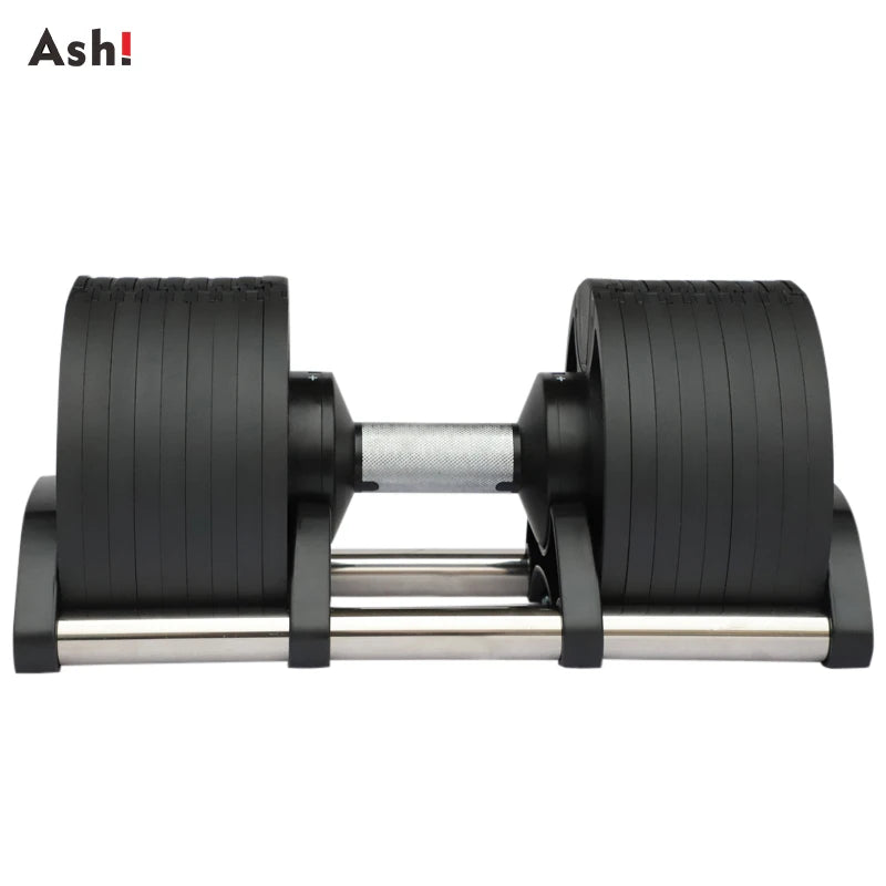 Adjustable Dumbbell Pair 2kg(5lb) or 4kg(9lb) Increase Max 50kg(110lb) Home Gym Weight Set