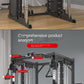 Multi-Function Smith Machine Home Gym Smith Rack Cable Crossover Fly Station Squat Bench Press Weight Lifting Fitness Equipment