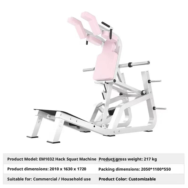 Women Body Shaping Gym Equipment Combo | Hack Squat, Hip Thrust, Leg Abductor Adductor, Lat Pulldown Trainer