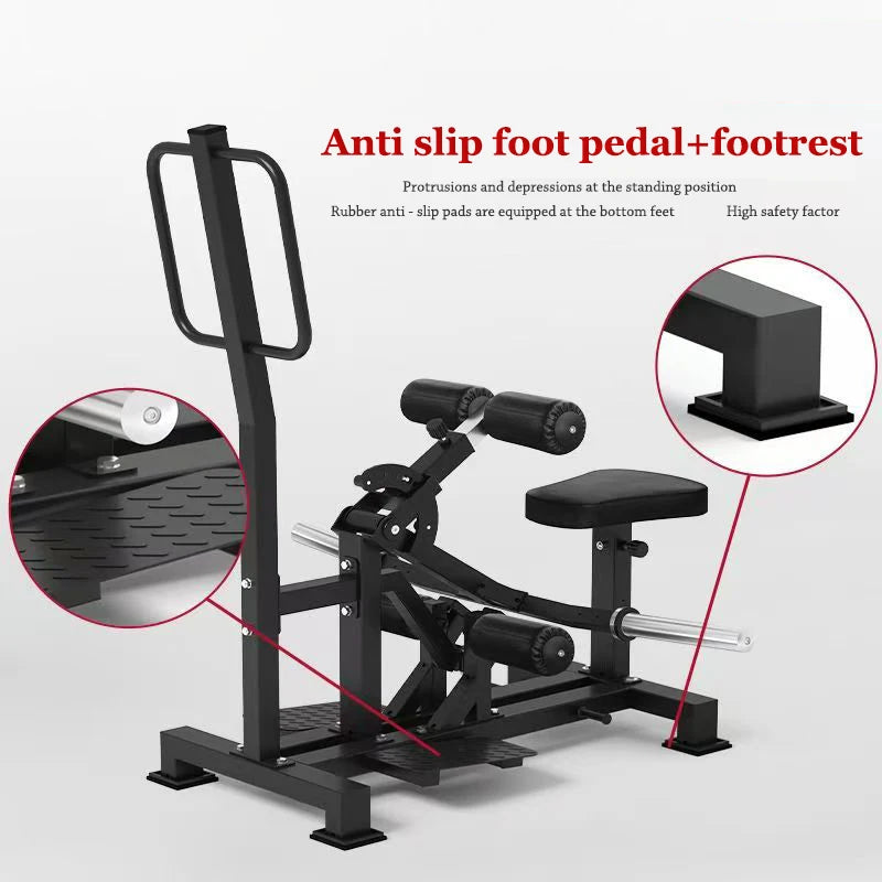 Commercial Grade Seated Leg Curl Machine, Adjustable Leg Extension & Hamstring Trainer for Home Gym Strength Training