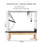 Large Fitness Workout Bench Cadillac Wooden Pilates Yoga Training Body Shaper 5-in-1 Pilates Reformer Complete Set