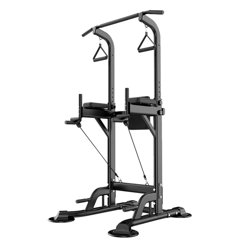 Multifunctional Free Standing Pull Up Bar Station, Space-Saving Power Tower for Home Gym, for Adults & Kids Strength Training